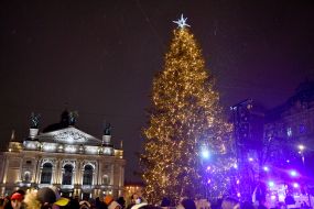 Grand opening of the main Christmas tree in Lviv