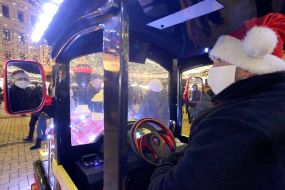 Ceremony of lighting the lights on the main Christmas tree of the country on Sofia Square