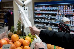 Disposable packages in the store