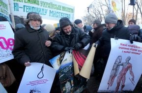 Participants of the action "Culture in Ukraine - above all?"