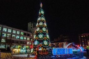 New Year tree in Kharkov