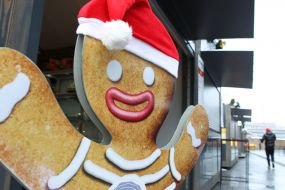 Gingerbread man figure