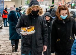 People in medical masks