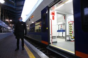 Skoda double-decker electric train