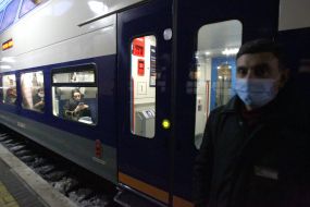 Skoda double-decker electric train