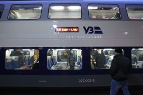 Skoda double-decker electric train