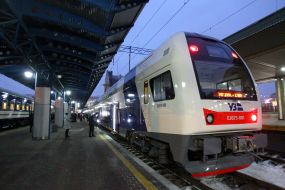 Skoda double-decker electric train