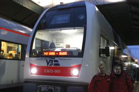 Skoda double-decker electric train