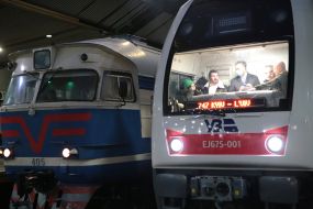 Skoda double-decker electric train