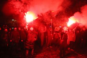 Смолоскипна хода з нагоди Дня народження Степана Бандери в Києві