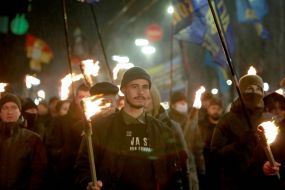 Смолоскипна хода з нагоди Дня народження Степана Бандери в Києві