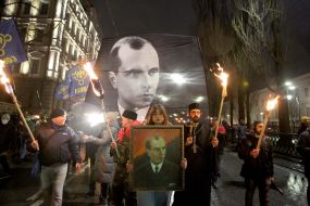 Смолоскипна хода з нагоди Дня народження Степана Бандери в Києві