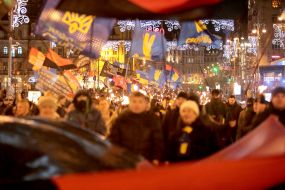 Смолоскипна хода з нагоди Дня народження Степана Бандери в Києві