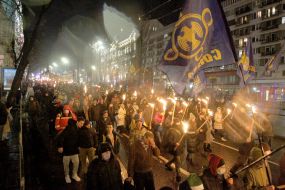 Смолоскипна хода з нагоди Дня народження Степана Бандери в Києві