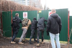 Protest action against the construction of Cherepanova Mountain