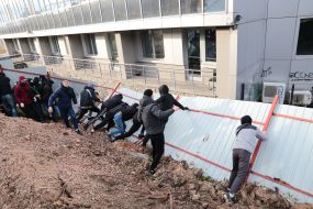 Protest action against the construction of Cherepanova Mountain