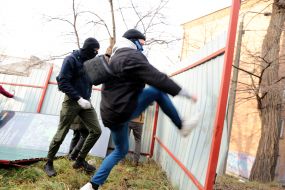 Protest action against the construction of Cherepanova Mountain