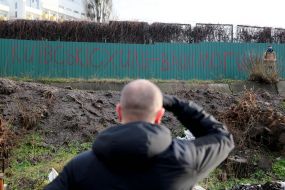 Protest action against the construction of Cherepanova Mountain
