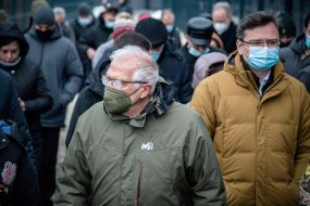 Josep Borrell and Dmitry Kuleba