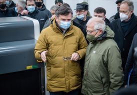 Josep Borrell and Dmitry Kuleba