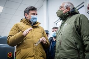 Josep Borrell and Dmitry Kuleba