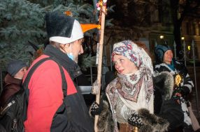 Christmas procession in Kharkiv