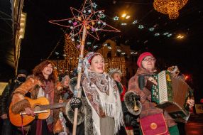 Christmas procession in Kharkiv