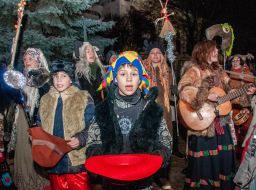 Christmas procession in Kharkiv