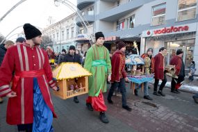Christmas procession within the framework of the festival