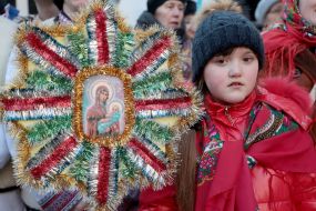 Christmas procession within the framework of the festival