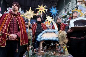 Christmas procession within the framework of the festival