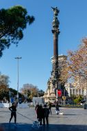 Monument to Christopher Columbus in Barcelona