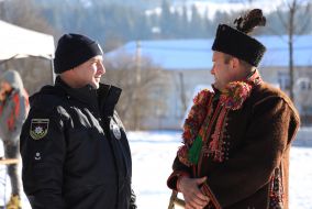 Participants of the regional festival "Hutsul carol"