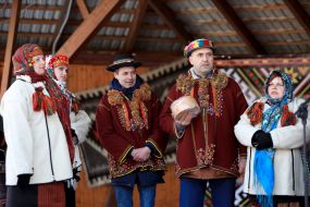 Participants of the regional festival "Hutsul carol"