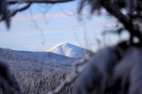 Вид на снежную Говерлу