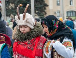 Nativity scene fest 2022 in Kharkiv