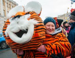 Nativity scene fest 2022 in Kharkiv