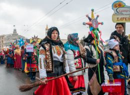 Nativity scene fest 2022 in Kharkiv
