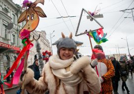 Nativity scene fest 2022 in Kharkiv