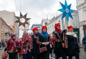 Nativity scene fest 2022 in Kharkiv