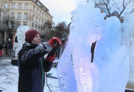 Ice Sculpture Competition "Holiday in Lviv"