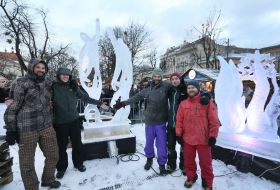 Ice Sculpture Competition "Holiday in Lviv"
