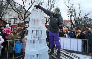 Ice Sculpture Competition "Holiday in Lviv"