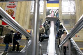 Passengers at the Central Railway Station