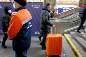 Passengers at the Central Railway Station
