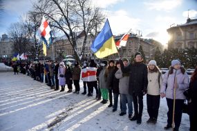 Світовий ланцюг єднання #СкажиУкраїніТак у Львові