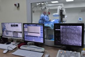 Presentation of the reconstructed reception and diagnostic department