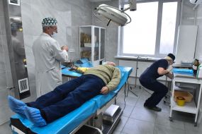 Presentation of the reconstructed reception and diagnostic department