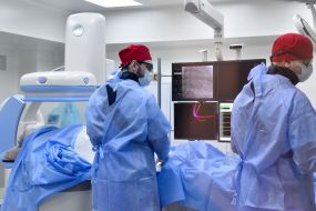 Presentation of the reconstructed reception and diagnostic department