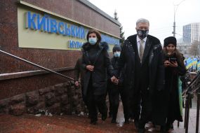 Maryna Poroshenko and Petro Poroshenko